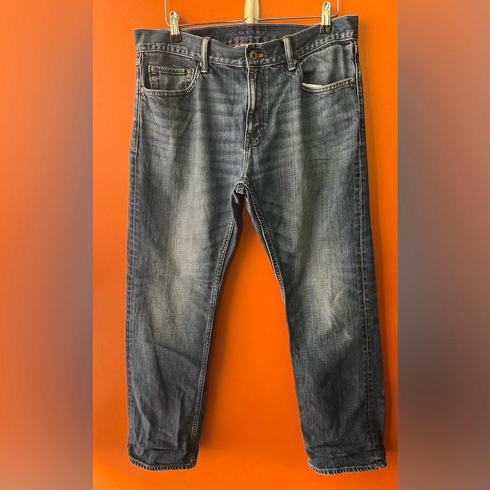 Banana Republic Vintage Dark Wash Straight Jeans